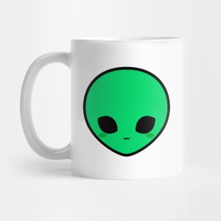 Cute Green Alien Mug